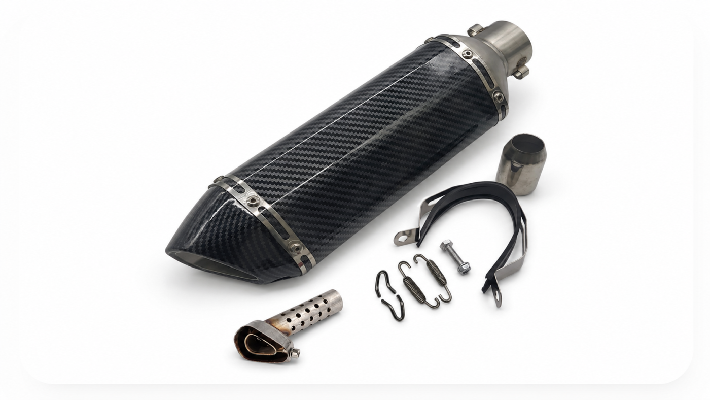 marmitta CFMOTO CForce 450L 20 20kW | scarico CFMOTO CForce 450L 20 20kW sportivo 38-51 mm